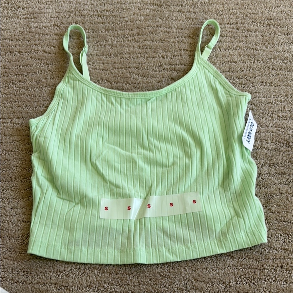 Old Navy Mint Ribbed Tank